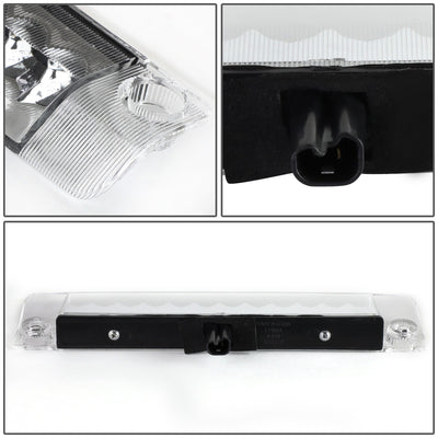 D-Motoring - Third Brake Light - LED - Chrome Housing - Plug-n-Play - Toyota 4Runner / Highlander / Prius / Prius C / Prius V / Sienna - 4