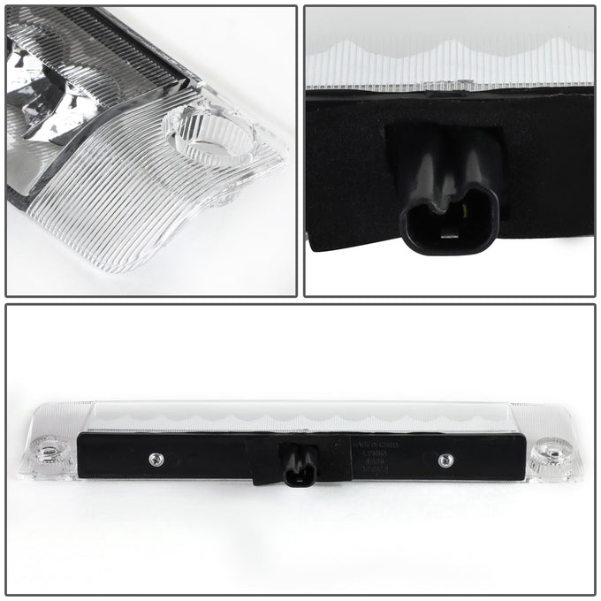 D-Motoring - Third Brake Light - LED - Chrome Housing - Plug-n-Play - Toyota 4Runner / Highlander / Prius / Prius C / Prius V / Sienna - 4