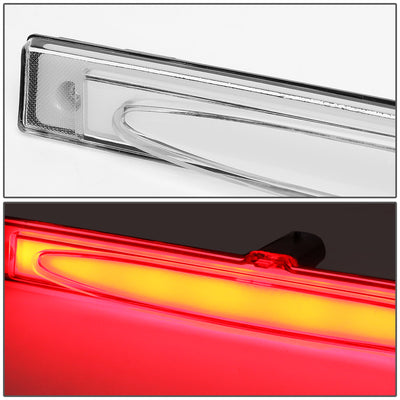 D-Motoring - 05-13 Chevy CorvetteThird Brake Light - 3D LED Bar - Clear Lens - Plug-n-Play - 3