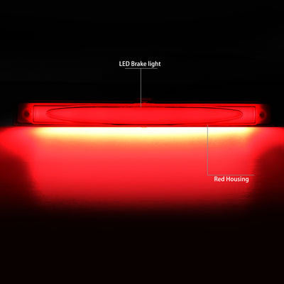 D-Motoring - 05-13 Chevy CorvetteThird Brake Light - 3D LED Bar - Red Lens - Plug-n-Play - 2