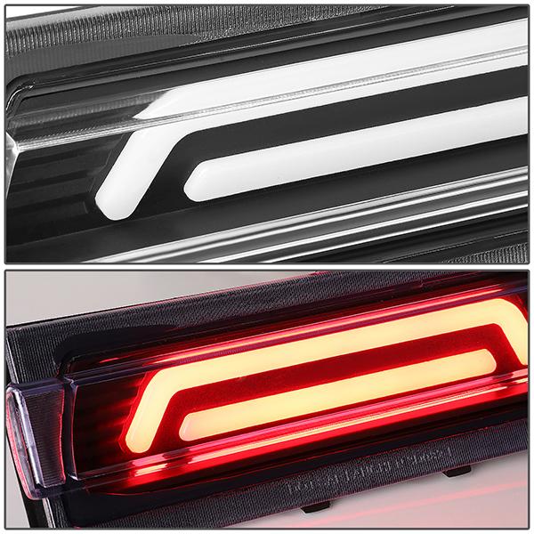 91-96 Chevy Corvette Third Brake Light - 3D LED Bar - Clear Lens - Plug-n-Play - 3