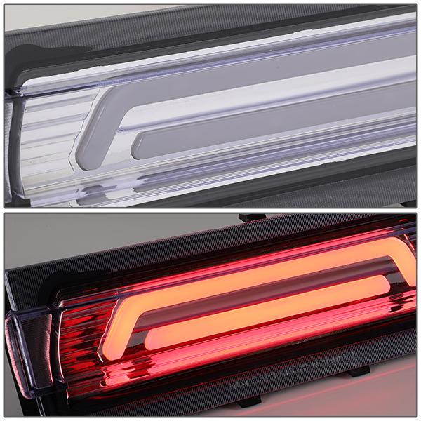 91-96 Chevy Corvette Third Brake Light - 3D LED Bar - Clear Lens - Plug-n-Play - 3