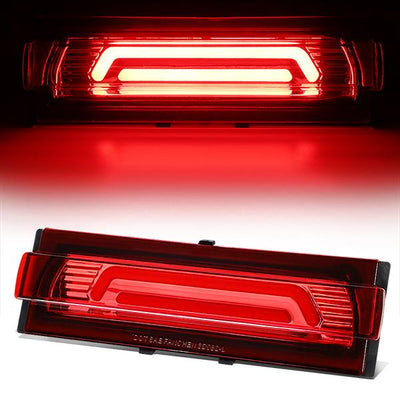91-96 Chevy Corvette Third Brake Light - 3D LED Bar - Red Lens - Plug-n-Play - 1