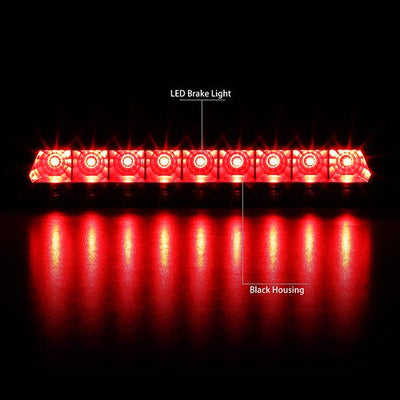 91-96 Chevy Corvette Third Brake Light - Full LED - Clear Lens - Plug-n-Play - 2