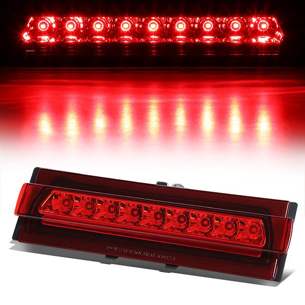 91-96 Chevy Corvette Third Brake Light - Full LED - Red Lens - Plug-n-Play - 1