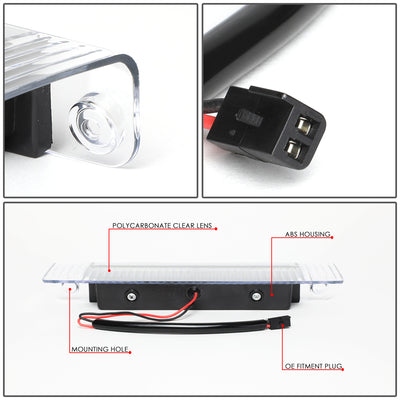 D-Motoring - Third Brake Light - LED - Black Housing - Plug-n-Play - Chevy Express 1500 / 2500 / 3500 / GMC Savana 1500 / 2500 / 3500 - 4