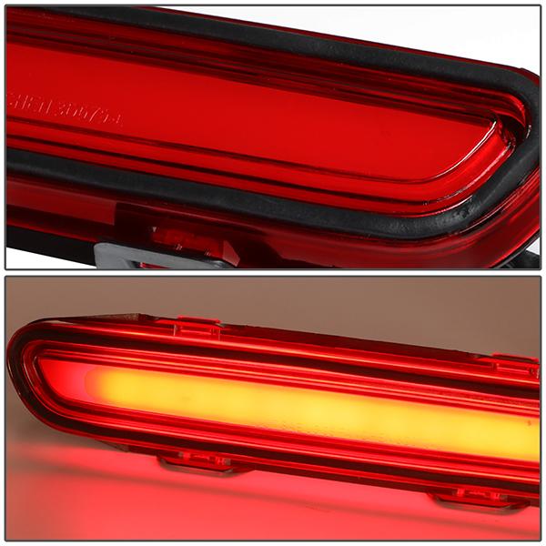 06-10 Dodge Charger Third Brake Light - 3D LED Tube - Red Lens - Plug-n-Play - 3
