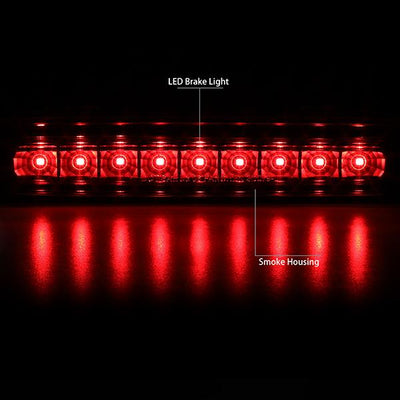06-10 Dodge Charger Third Brake Light - Full LED - Smoked Lens - Plug-n-Play - 2