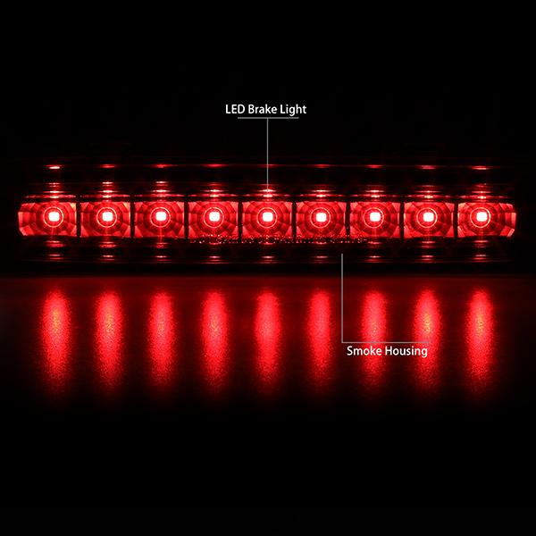 06-10 Dodge Charger Third Brake Light - Full LED - Smoked Lens - Plug-n-Play - 2