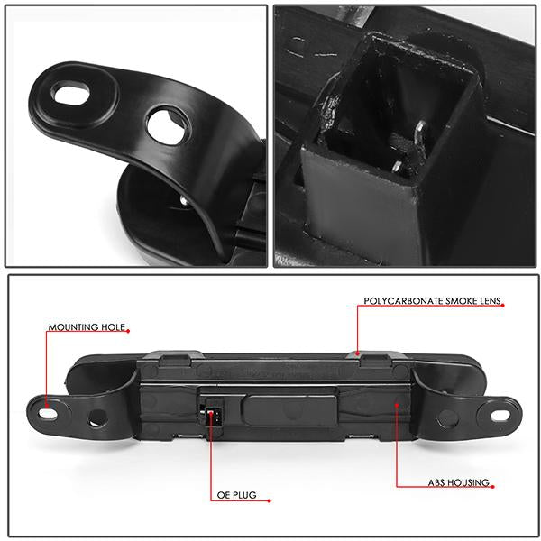 06-10 Dodge Charger Third Brake Light - Full LED - Smoked Lens - Plug-n-Play - 4