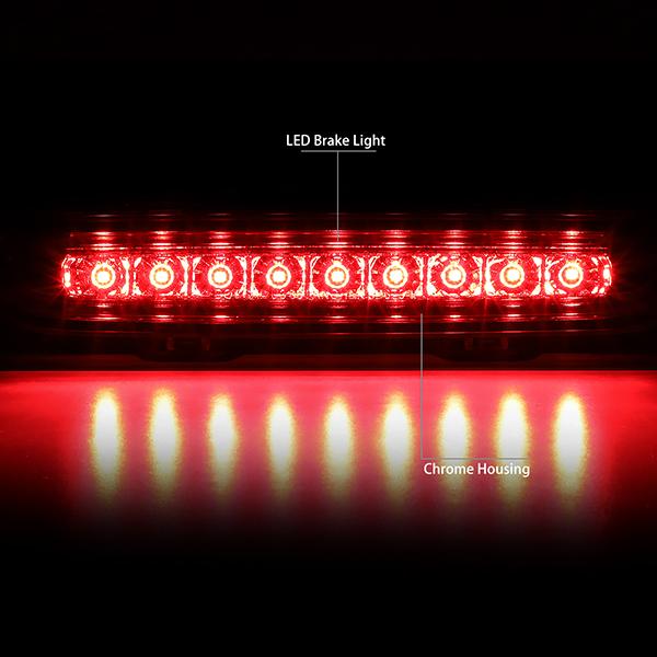 06-10 Dodge Charger Third Brake Light - Full LED - Clear Lens - Plug-n-Play - 2