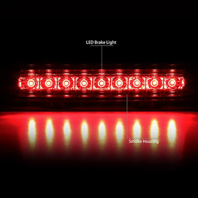 06-10 Dodge Charger Third Brake Light - Full LED - Smoked Lens - Plug-n-Play - 2