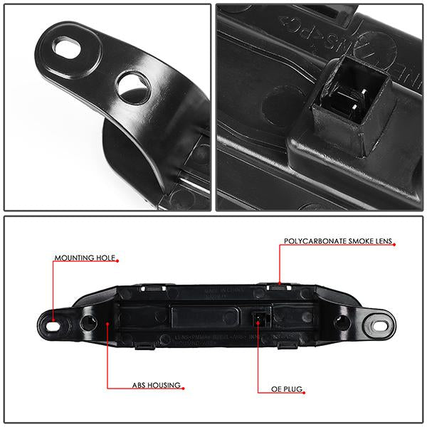 06-10 Dodge Charger Third Brake Light - Full LED - Smoked Lens - Plug-n-Play - 4