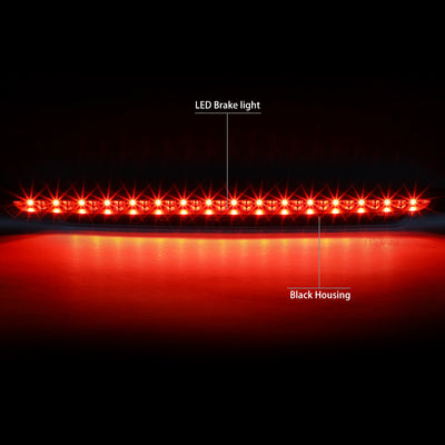D-Motoring - Third Brake Light - LED - Black Housing - Plug-n-Play - Chevy Suburban 1500 / 2500 / Tahoe / GMC Yukon & XL 1500 / 2500 - 3