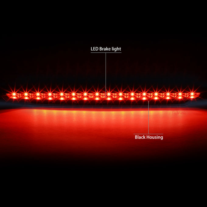 D-Motoring - Third Brake Light - LED - Black Housing - Plug-n-Play - Chevy Suburban 1500 / 2500 / Tahoe / GMC Yukon & XL 1500 / 2500 - 3