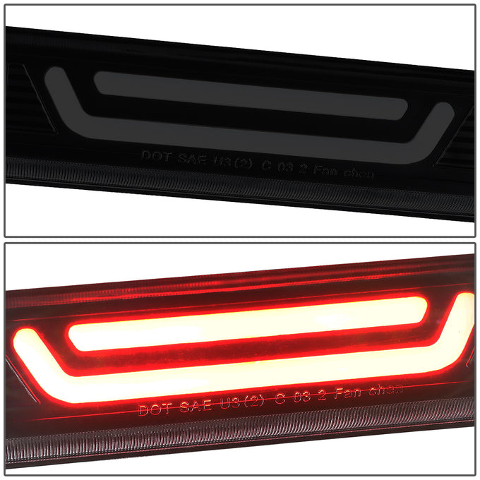 D-Motoring - Third Brake Light - 3D LED Bar - Black Housing - Smoked Lens - Plug-n-Play - Chevy Colorado / GMC Canyon - 2