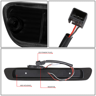 D-Motoring - Third Brake Light - 3D LED Bar - Black Housing - Smoked Lens - Plug-n-Play - Chevy Colorado / GMC Canyon - 3