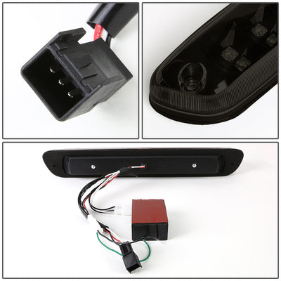 D-Motoring - Third Brake Light - LED - 2-Row - Black Housing - Smoked Lens - Plug-n-Play - Chevy Colorado / GMC Canyon - 4