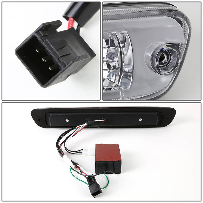 D-Motoring - Third Brake Light - LED - Dual Row - Chrome Housing - Plug-n-Play - Chevy Colorado / GMC Canyon - 5