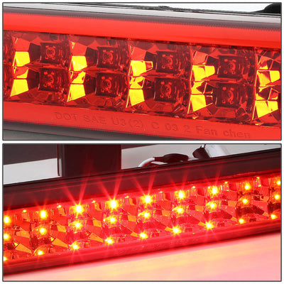D-Motoring - Third Brake Light - LED - 2-Row - Red Lens - Plug-n-Play - Chevy Colorado / GMC Canyon - 4
