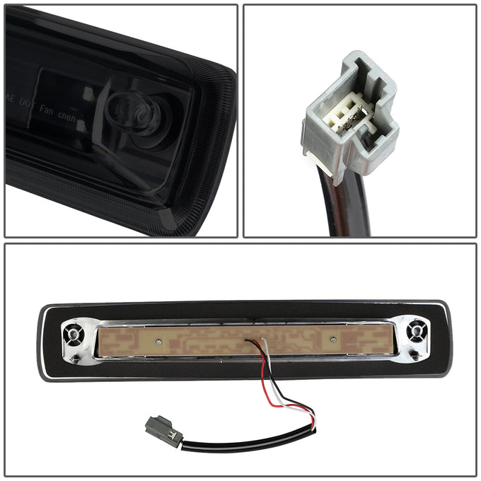 D-Motoring - Third Brake Light - 3D LED - Black Housing - Smoked Lens - Plug-n-Play - Chevy Colorado / GMC Canyon - 6