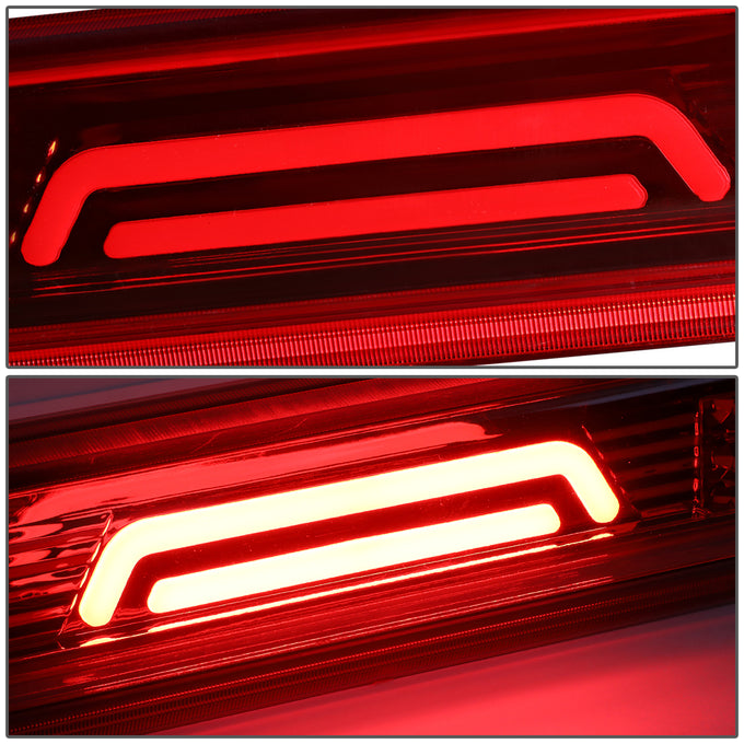 D-Motoring - Third Brake Light - 3D LED - Red Lens - Plug-n-Play - Chevy Colorado / GMC Canyon - 4