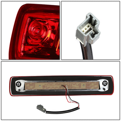 D-Motoring - Third Brake Light - 3D LED - Red Lens - Plug-n-Play - Chevy Colorado / GMC Canyon - 6