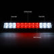 D-Motoring - Third Brake Light - LED - Dual Row - Black Housing - Plug-n-Play - Chevy Colorado / GMC Canyon - 3