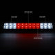 D-Motoring - Third Brake Light - LED - Dual Row - Black Housing - Smoked Lens - Plug-n-Play - Chevy Colorado / GMC Canyon - 3