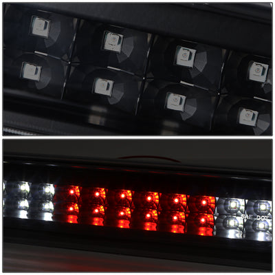 D-Motoring - Third Brake Light - LED - Dual Row - Black Housing - Smoked Lens - Plug-n-Play - Chevy Colorado / GMC Canyon - 4