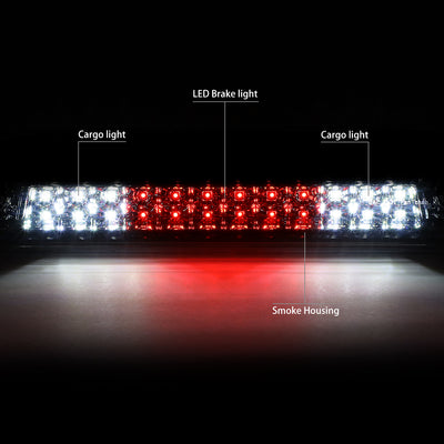 D-Motoring - Third Brake Light - LED - Dual Row - Smoked Lens - Plug-n-Play - Chevy Colorado / GMC Canyon - 3