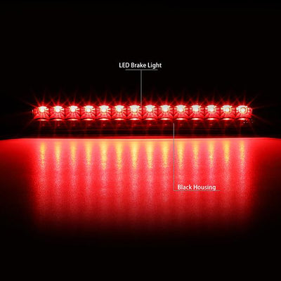 02-09 Trailblazer Envoy Third Brake Light - Full LED - Clear Lens - 3BL-CTRAIL04-LED-BK - 2