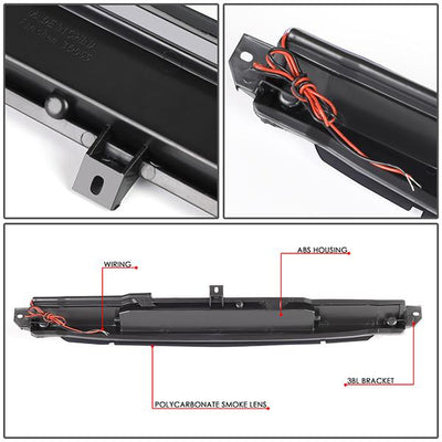 02-09 Trailblazer Envoy Third Brake Light - Full LED - Smoked Lens - 3BL-CTRAIL04-LED-BK-SM - 4
