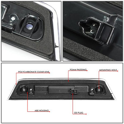 10-16 Dodge Journey Third Brake Light - Full LED - Black Housing - Clear Lens - Plug-n-Play - 4