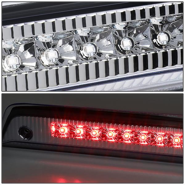 10-16 Dodge Journey Third Brake Light - Full LED - Chrome Housing - Clear Lens - Plug-n-Play - 3