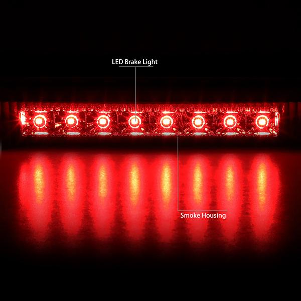 10-16 Dodge Journey Third Brake Light - Full LED - Smoked Lens - Plug-n-Play - 2