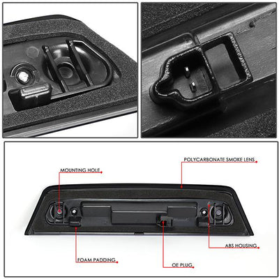 10-16 Dodge Journey Third Brake Light - Full LED - Smoked Lens - Plug-n-Play - 4