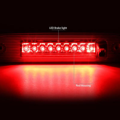 07-12 Dodge Nitro Full LED 3rd Third Brake Light - Red - 3BL-DNIT07-LED-RD - 2