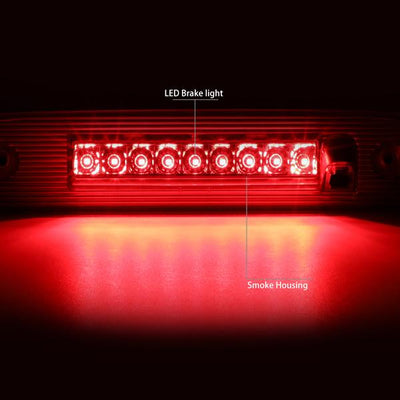 07-12 Dodge Nitro Full LED 3rd Third Brake Light - Smoked - 3BL-DNIT07-LED-SM - 2