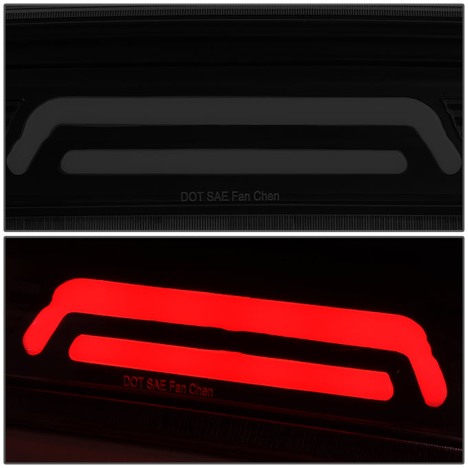 D-Motoring - Third Brake Light - 3D LED Bar - Black Housing - Smoked Lens - Plug-n-Play - Dodge Ram 1500 / 2500 / 3500 - 2