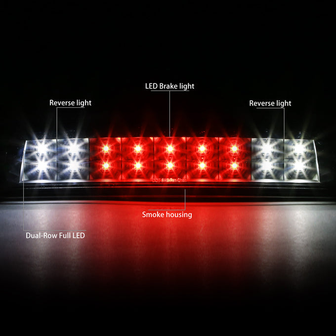 D-Motoring - Third Brake Light - LED - Black Housing - Smoked Lens - Plug-n-Play - Dodge RAM 1500 / 2500 / 3500 - 2