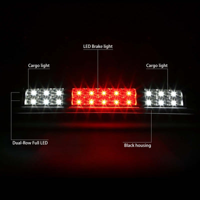 D-Motoring - Third Brake Light - LED - Black Housing - Plug-n-Play - Ford F-150 / Explorer Sport Trac / Lobo / Lincoln Mark Lt - 2