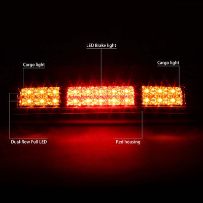 D-Motoring - Third Brake Light - LED - Red Lens - Plug-n-Play - Ford F-150 / Explorer Sport Trac / Lobo / Lincoln Mark Lt - 2