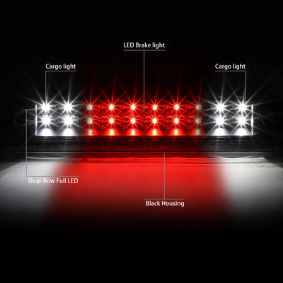 D-Motoring - Third Brake Light - LED - Black Housing - Plug-n-Play - Ford F-150 / Lincoln Mark LT - 2