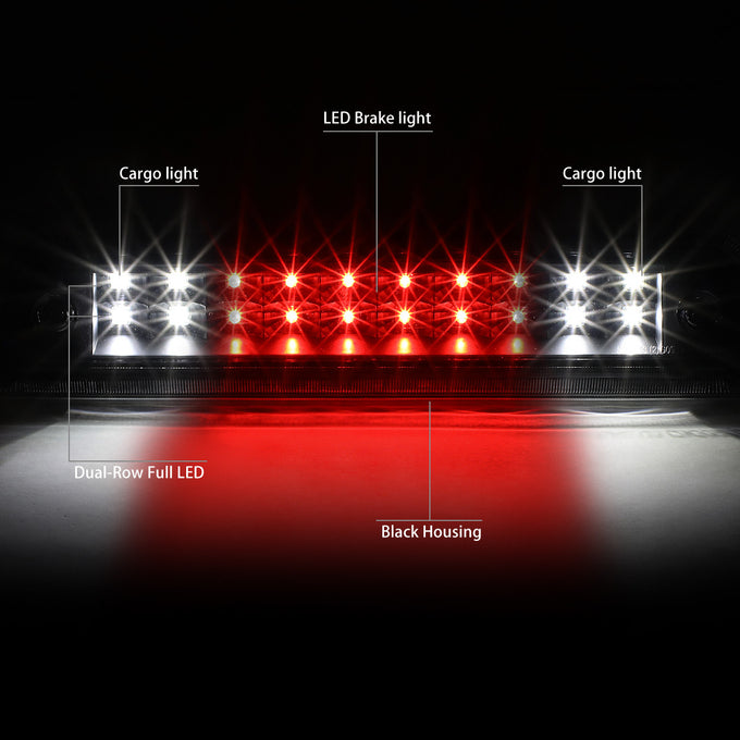 D-Motoring - Third Brake Light - LED - Black Housing - Plug-n-Play - Ford F-150 / Lincoln Mark LT - 2