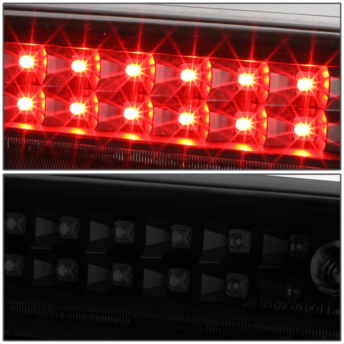 D-Motoring - Third Brake Light - LED - Black Housing - Smoked Lens - Plug-n-Play - Ford F-150 / Lincoln Mark LT - 3