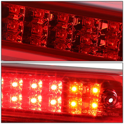 D-Motoring - Third Brake Light - LED - Red Lens - Plug-n-Play - Ford F-150 / Lincoln Mark LT - 3
