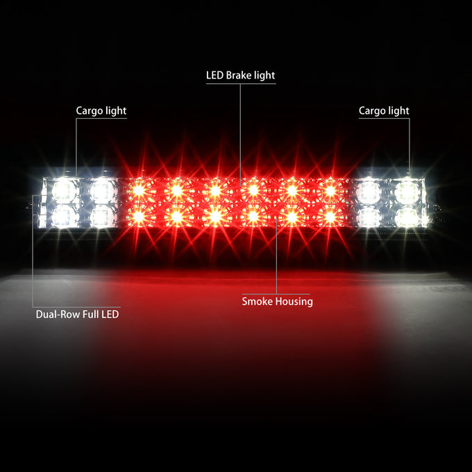 D-Motoring - Third Brake Light - LED - Smoked Lens - Plug-n-Play - Ford F-150 / Lincoln Mark LT - 2