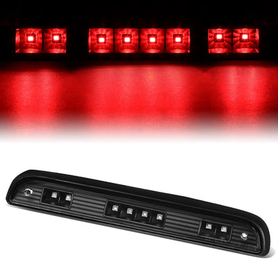 D-Motoring - 92-96 Ford F150 F250 F350Third Brake Light - LED - Black Housing - Clear Lens - Plug-n-Play - 1