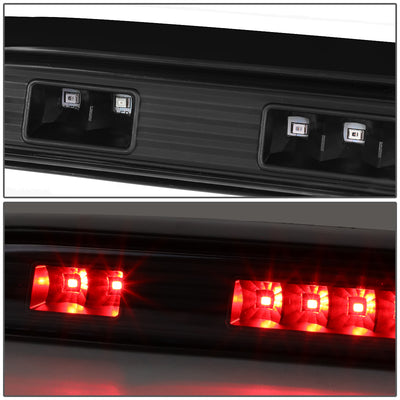 D-Motoring - 92-96 Ford F150 F250 F350Third Brake Light - LED - Black Housing - Clear Lens - Plug-n-Play - 3